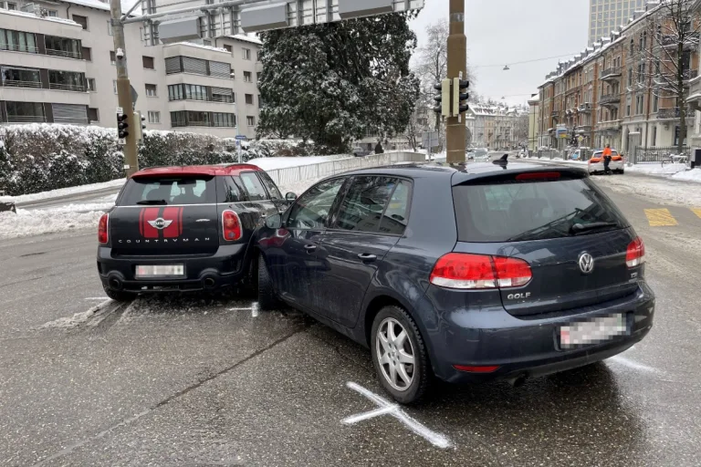 St. Gallen - Unfall auf der Rosenbergstrasse