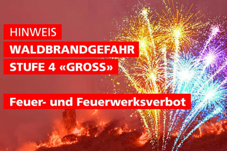 Kanton Solothurn – Absolutes Feuerverbot im Wald, in Waldesnähe, an Fluss- und Seeufern