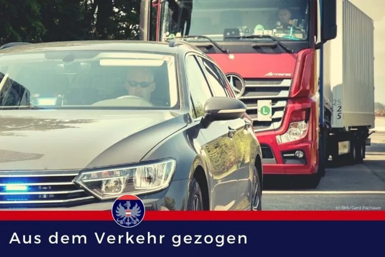 Kammern - Betrunkener Lkw-Fahrer beging 49 Vergehen