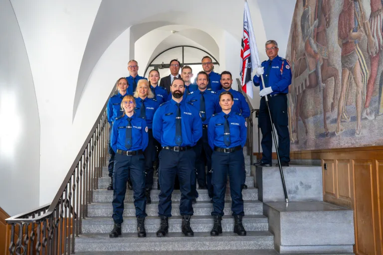 Chur GR – Stadtpolizei vereidigt neue Korpsangehörige
