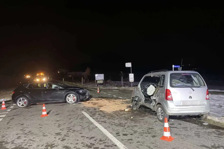 Rechthalten FR – Zwei Verletzte nach Unfall auf Kreuzung