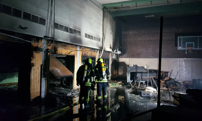 Oberhausen – Brand in der Turnhalle