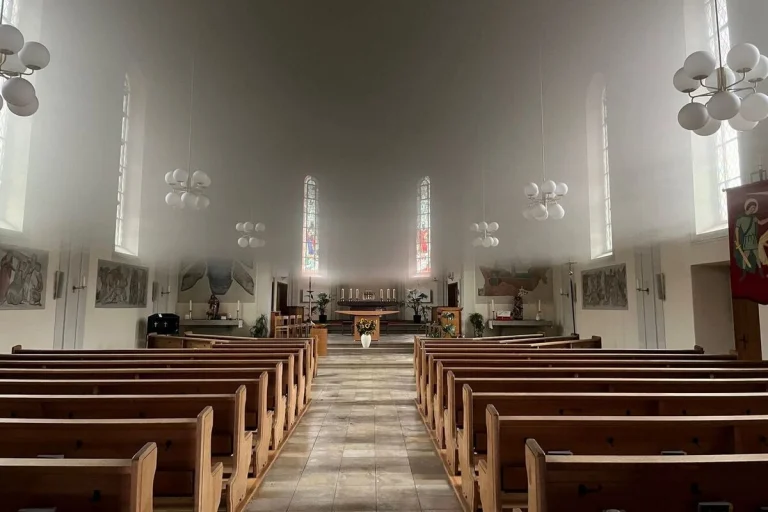 Laupersdorf SO - Brand in der Sankt-Martins-Kirche 
