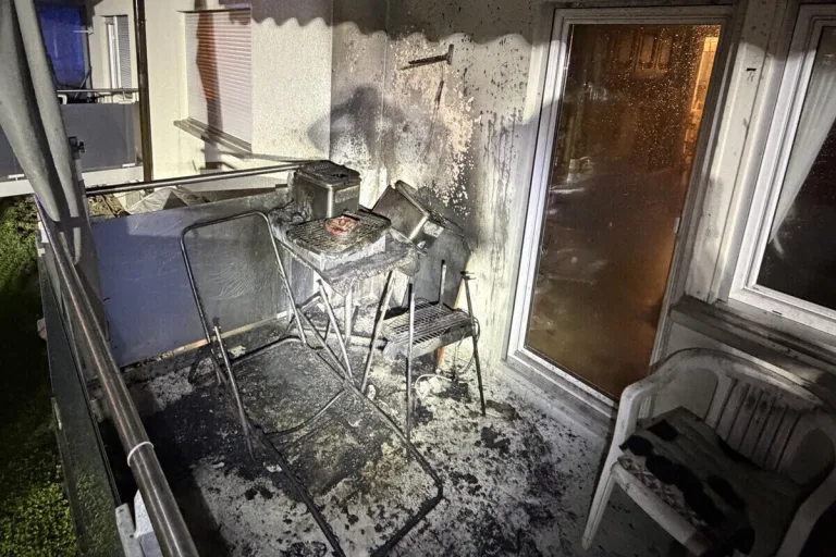 Goldach SG – Fritteuse löst Balkonbrand aus