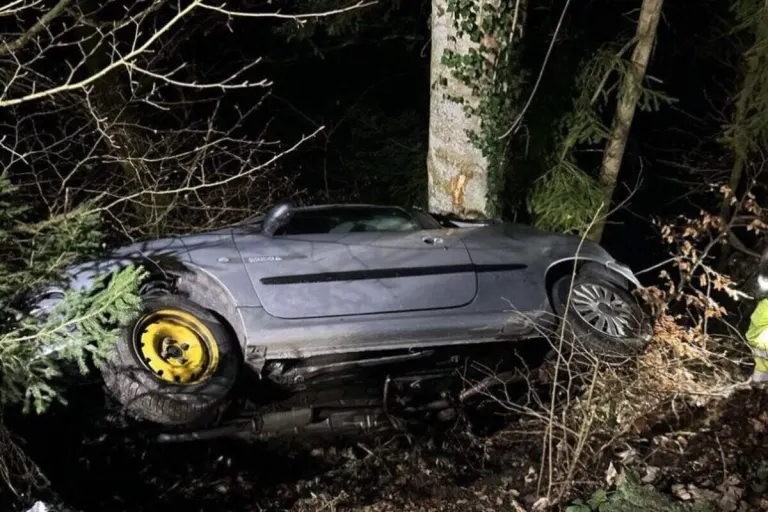 Unfall in Oberägeri ZG - Alkoholisiert Abhang hinuntergerutscht