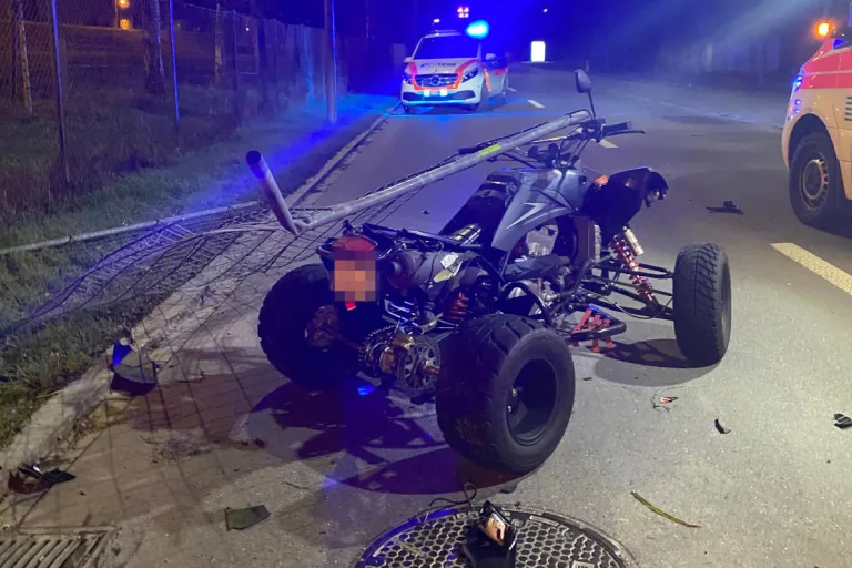 Frauenfeld TG – Mit Quad verunfallt und schwer verletzt