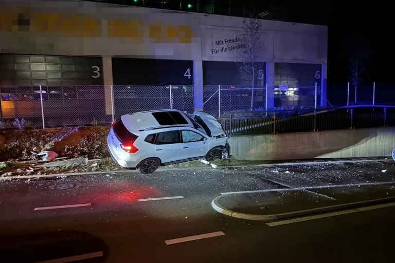 Villmergen AG – Ausweichmanöver endet in Unfall