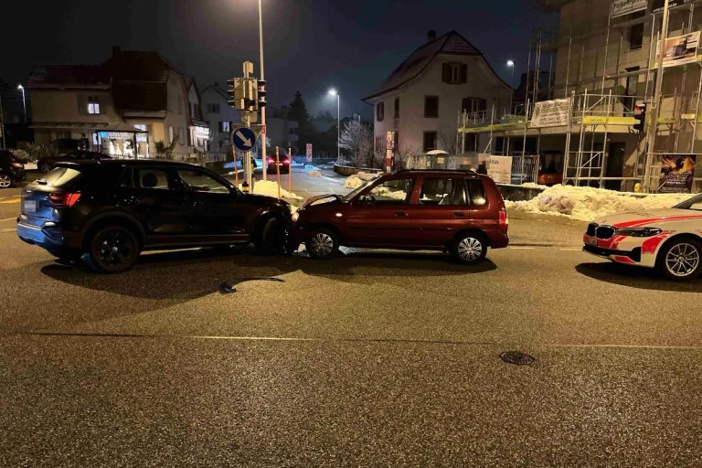Derendingen SO – Kollision auf einer Kreuzung