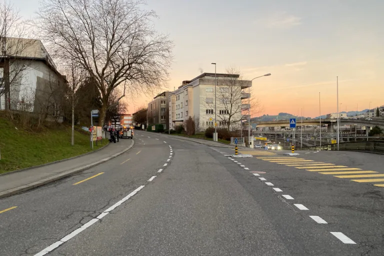 Stadt St. Gallen – Kollision zwischen Personenwagen und Motorrad