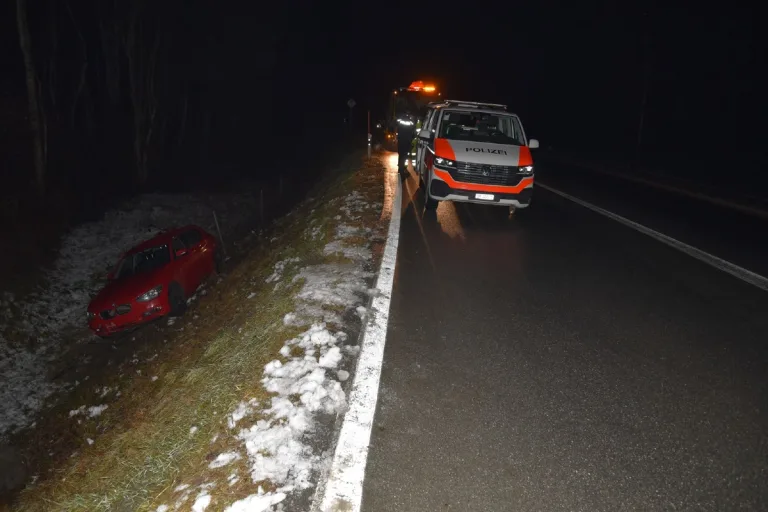 Fürstenau GR - Unter Alkoholeinfluss Unfall gebaut
