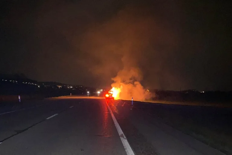 Selzach SO - Auto geht während der Fahrt in Flammen auf!