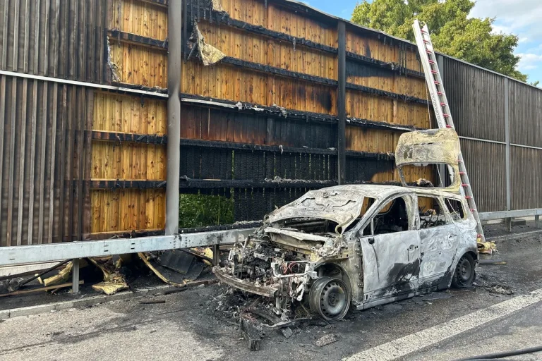 Mumpf AG - Renault brennt auf der A3 aus 