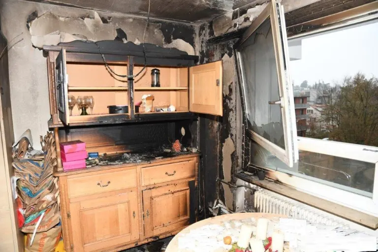 Binningen BL - Brandfall erfordert Feuerwehreinsatz