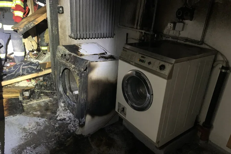 Löhningen SH - Feuer in der Waschküche!