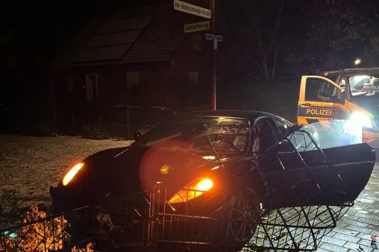 Reken – Mit gestohlenem Ferrari verunfallt 