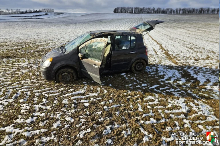 Ernstbrunn – Auto überschlägt sich bei Unfall