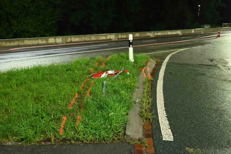 Sevelen SG - Alkoholisiert gegen ein Verkehrsschild  gefahren 