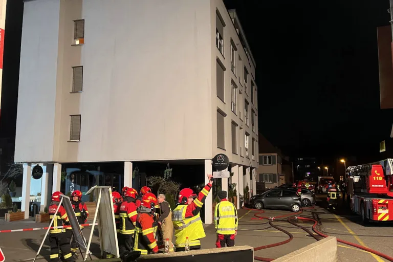 Windisch AG – Brand in einem Mehrfamilienhaus