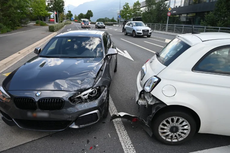 Verkehrsunfälle mit Sachschaden im Fürstentum Liechtenstein