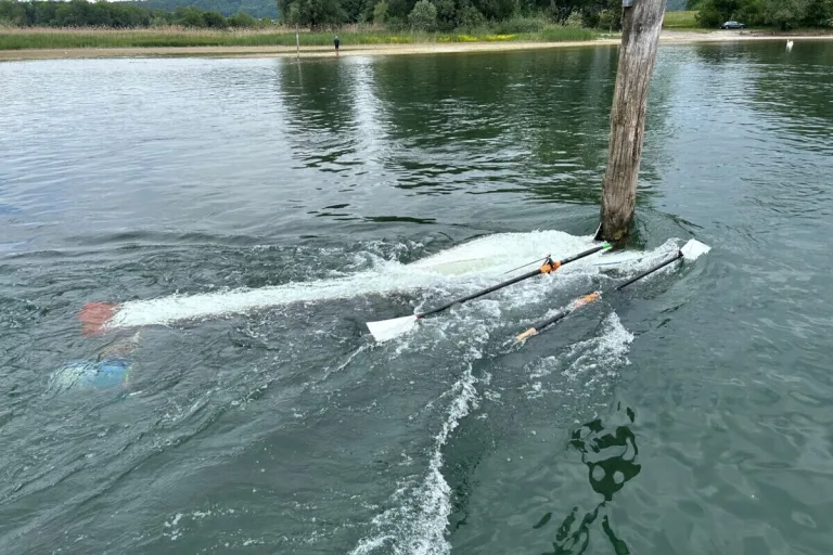 Boot in Hemishofen SH gekentert 