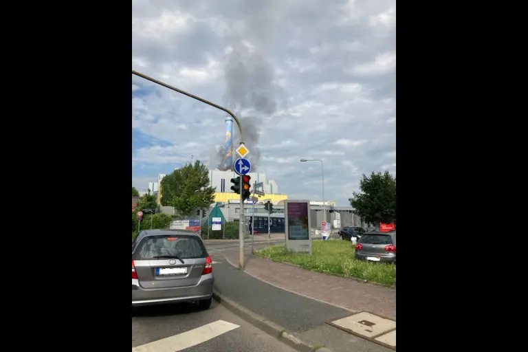 Frankfurt am Main – Brand im Heizkraftwerk Heddernheim