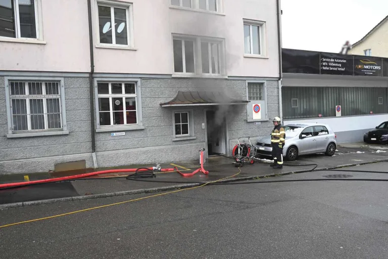 Goldach SG - Säugling nach Brand im Spital