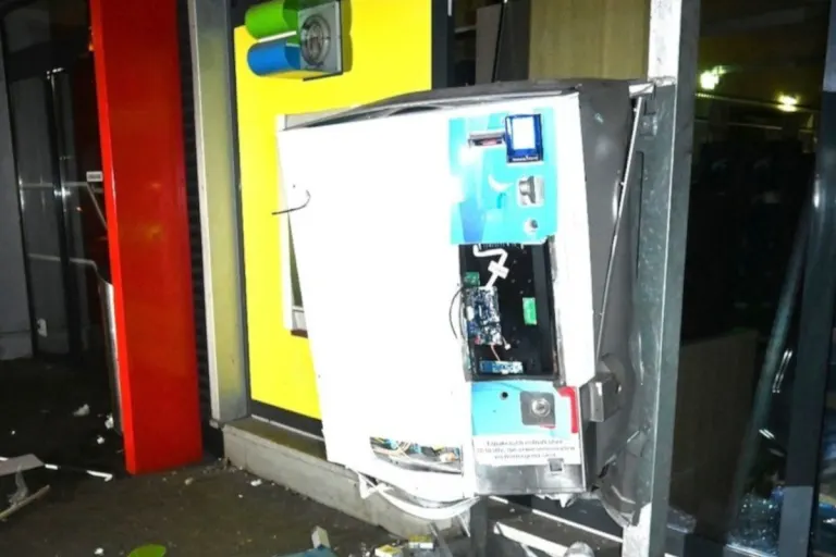 Wien – Zigarettenautomat mit Pyrotechnik zerstört