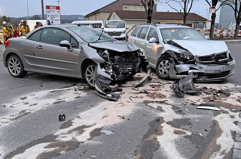 Frauenfeld TG – Vortritt missachtet und heftige Kollision verursacht