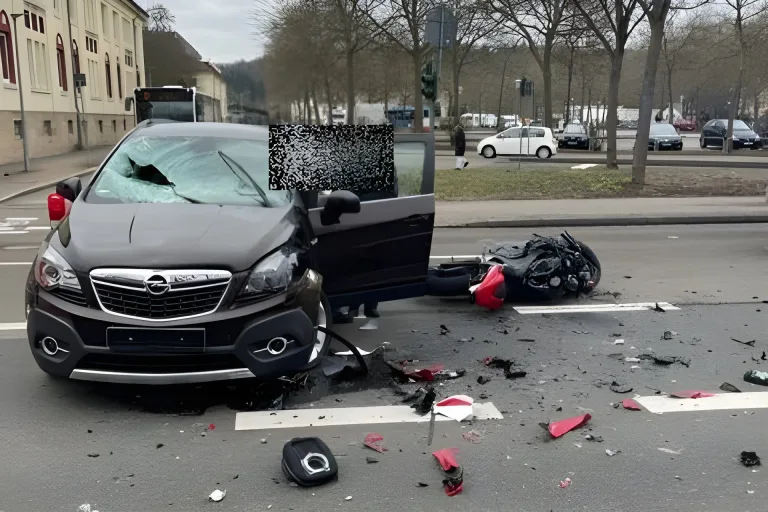 Kaiserslautern: Verkehrsunfall mit schwer verletztem Motorradfahrer