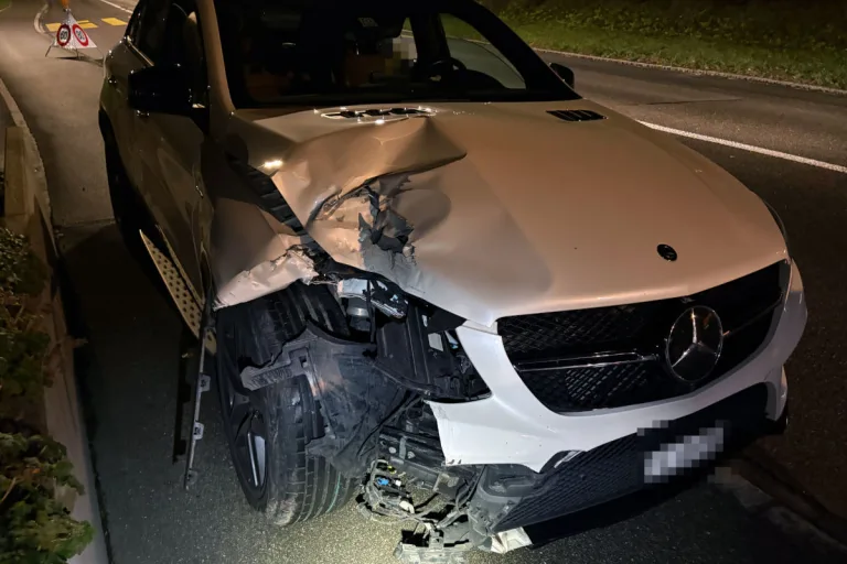 Kesswil TG – Alkoholisierter Lenker verursacht Unfall und flüchtet