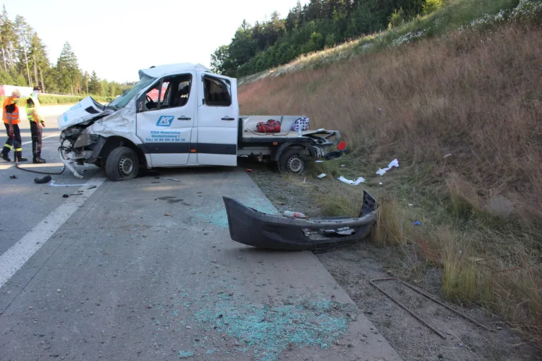 A9 Dittersdorf – Unfall mit 6 Schwerverletzten