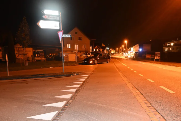 Marbach SG – Kollision zwischen Auto und E-Scooter
