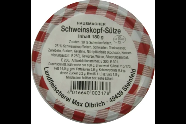 Achtung Rückruf – Glassplitter in „Hausmacher Schweinskopf-Sülze“