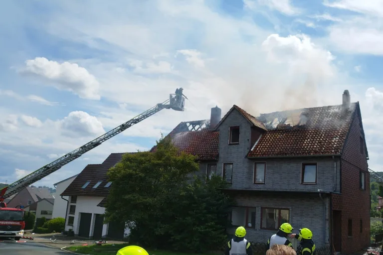 Alfeld NI – Brand vom Wohnhaus