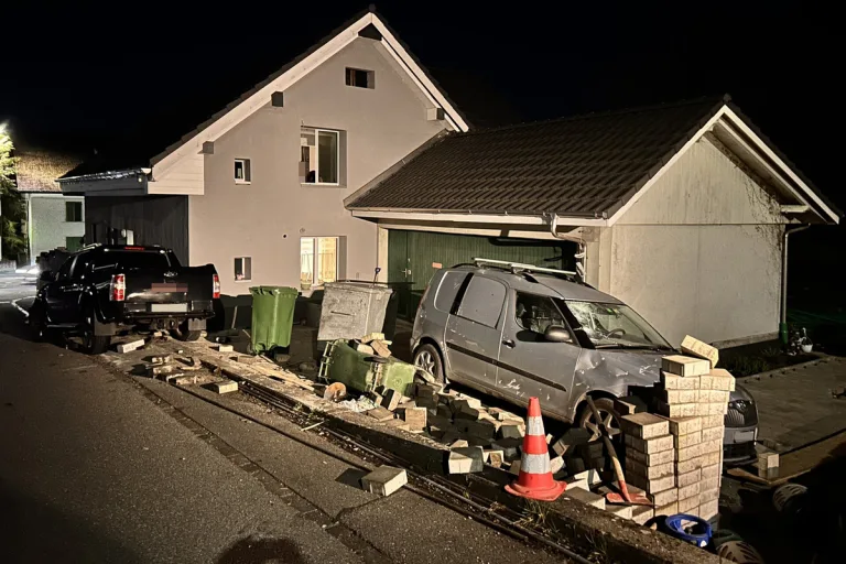 Birrwil AG - Betrunken Unfall verursacht