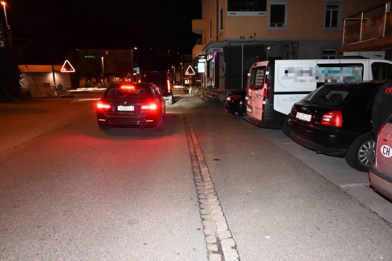 St. Margrethen SG - Alkoholisiert gegen ein anderen Auto geprallt 