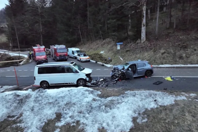 Schwarzsee FR – Frontalkollision fordert mehrere Verletzte