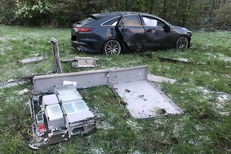 Oberhausen - Unfall auf der Autobahn A2