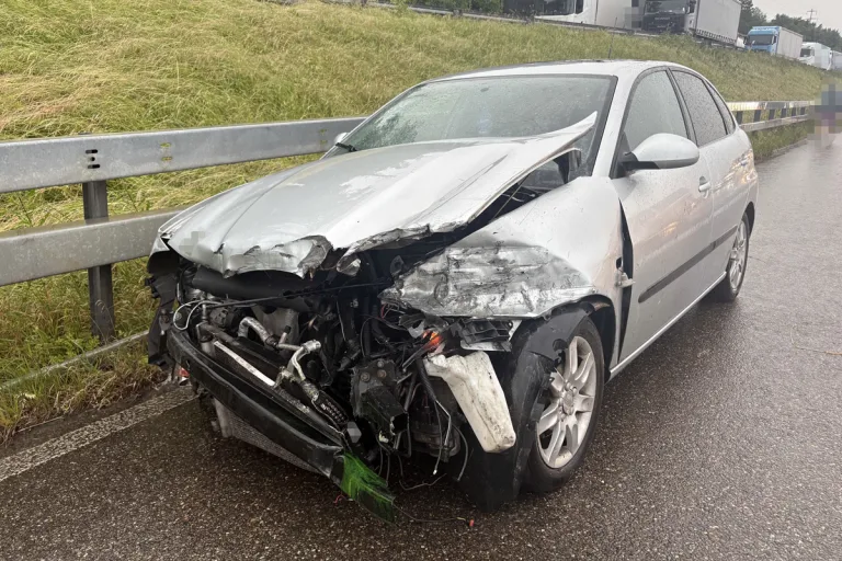 Rorschacherberg SG – Unfall durch Aquaplaning