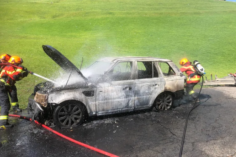 Wildhaus SG – Auto komplett ausgebrannt