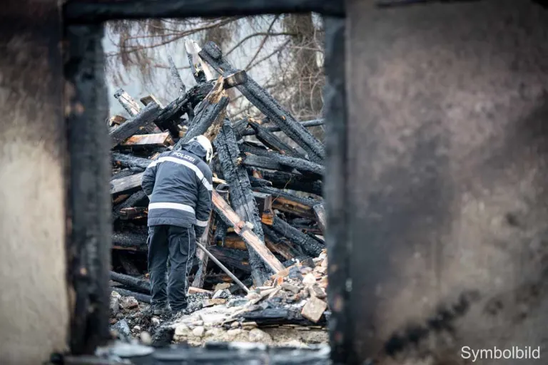 Nesslau SG - Brand durch Schweissarbeiten