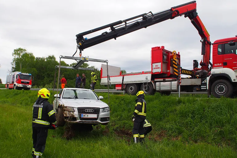 Waidhofen an der Thaya - Entenfamilie führt zu Unfall