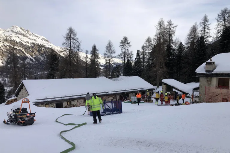 Sils Maria GR – Brand in Bergrestaurant