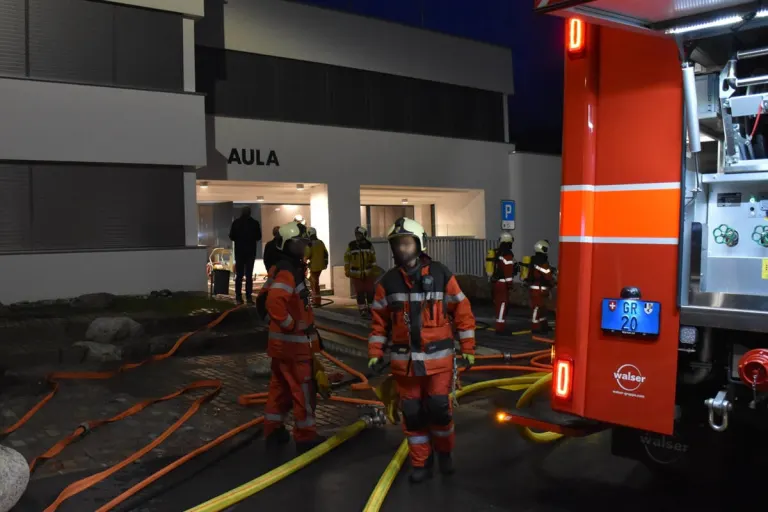 Davos Platz GR – Handdesinfektionsgerät löst Brand aus