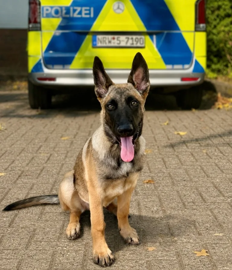 Euskirchen – Junge Diensthündin "Zelda" verstärkt Polizei-Team
