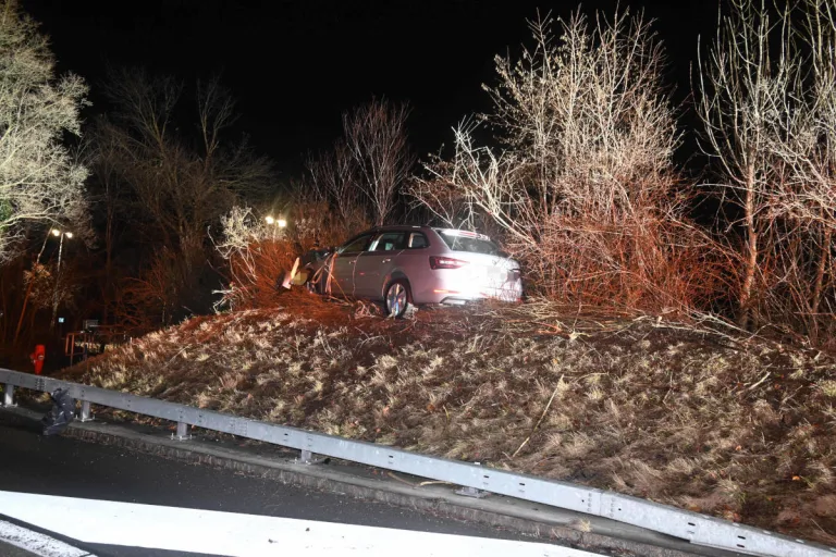 A3 Unterterzen SG – Fahrunfähig Unfall auf der Autobahn verursacht