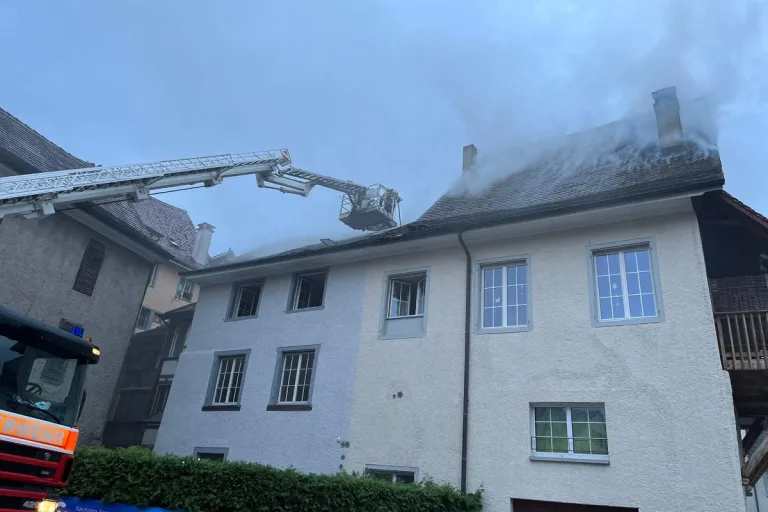 Diessenhofen TG – Brand in Dachwohnung