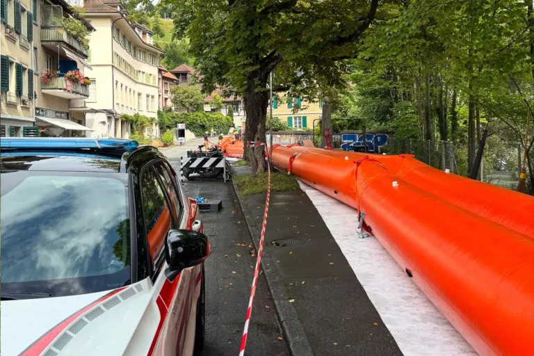 Stadt Bern – Schutzmassnahmen wegen Hochwassersituation getroffen
