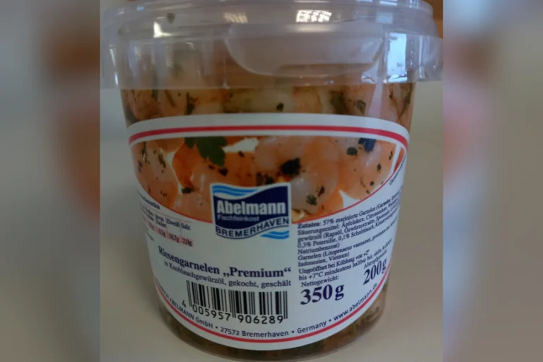 Achtung Salmonellen – Abelmann ruft „Garnelen in Knoblauchöl“ zurück
