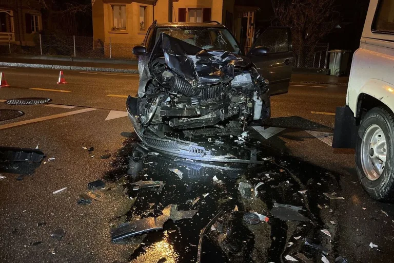 Pratteln BL - Betrunken Unfall verursacht